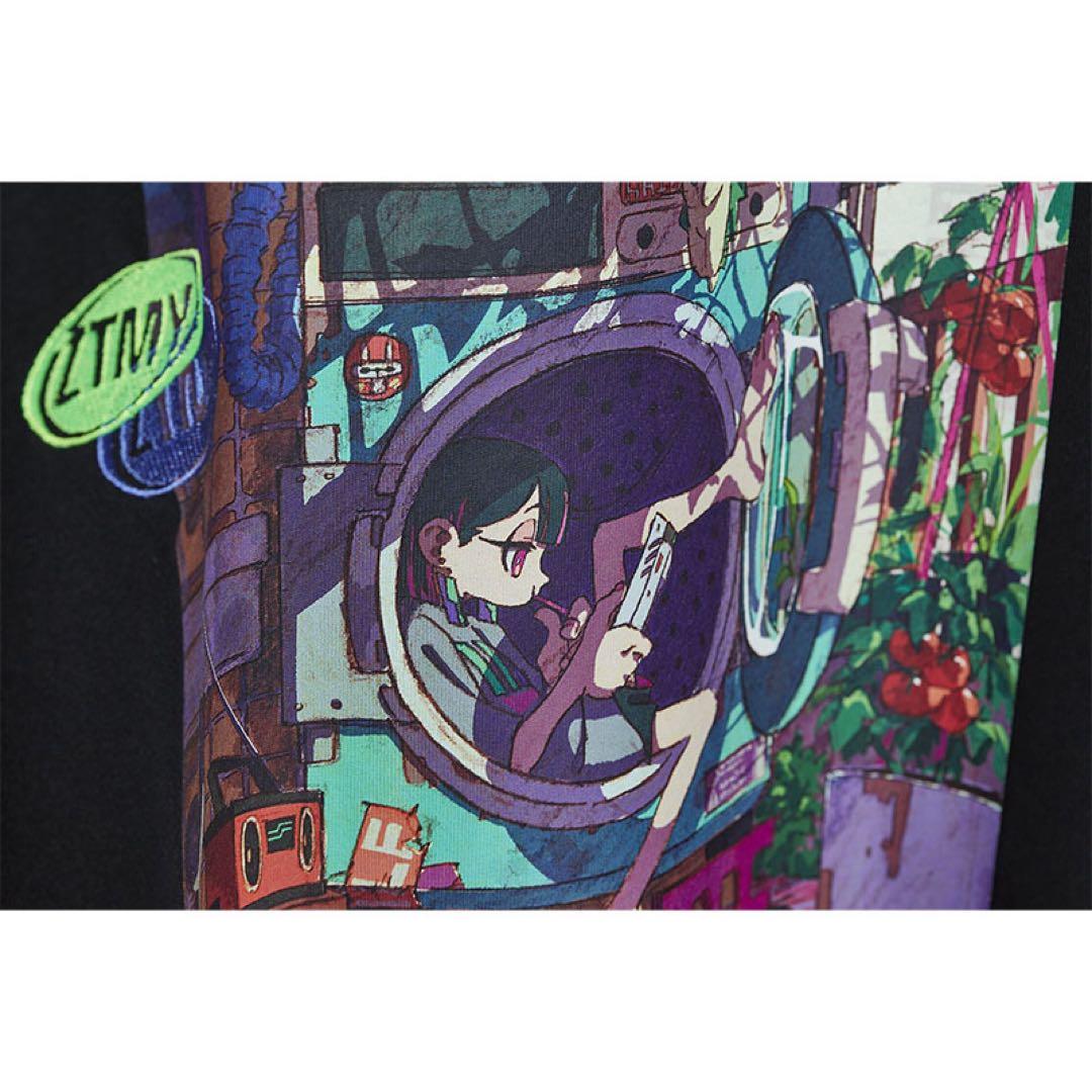 【希少・M】HP TOP TEE Tシャツ　ずっと真夜中でいいのに　ずとまよ　黒