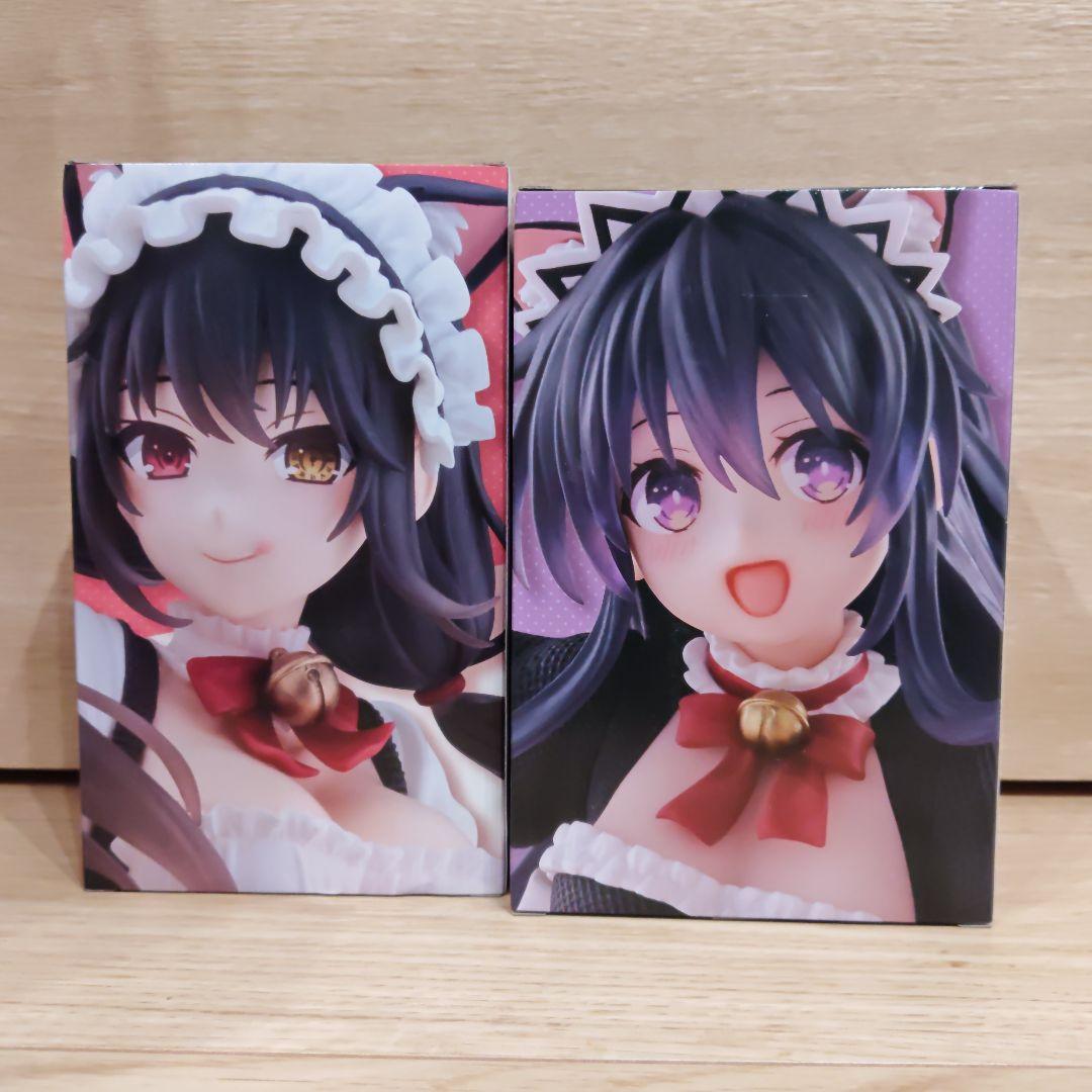 デート・ア・ライブ 時崎狂三 夜刀神十香 猫耳メイド 通常＆タイクレ限定