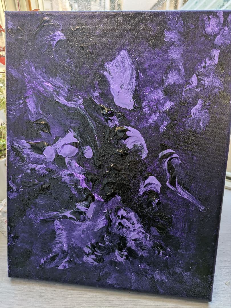 宇宙エネルギー　浄化　祈り　エネルギー絵画　抽象画