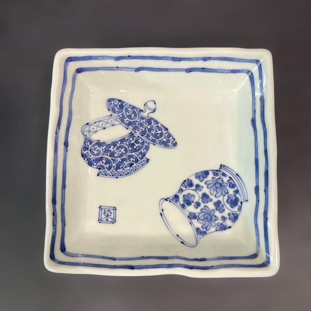 有田焼、時代絵、美染窯 小皿8 枚　マルチカップ4 個　中鉢１個　13点セット