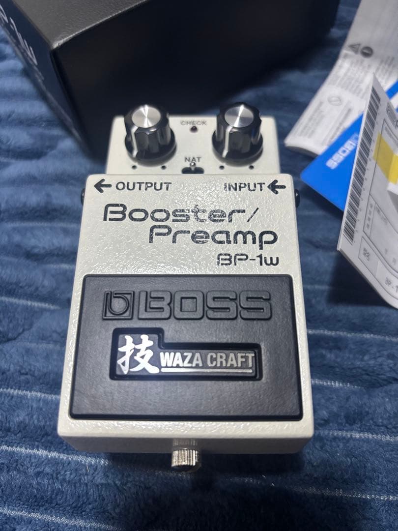 3月23日購入　BOSS WAZA CRAFT BP-1Wブースター&プリアンプ