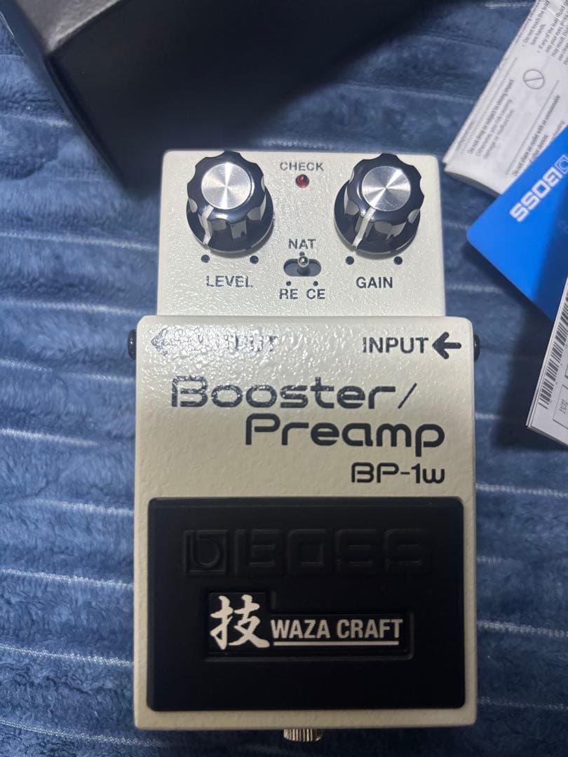 3月23日購入　BOSS WAZA CRAFT BP-1Wブースター&プリアンプ