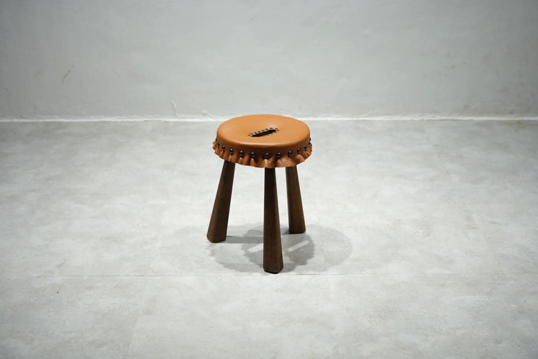 ファーマーズチェア　Spain vintage スツール　アンティーク