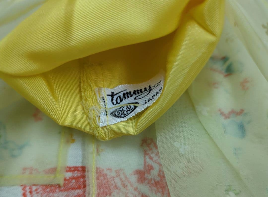 ロングヘアーのタミーちゃんお人形&オリジナルお洋服「オーバースカート」