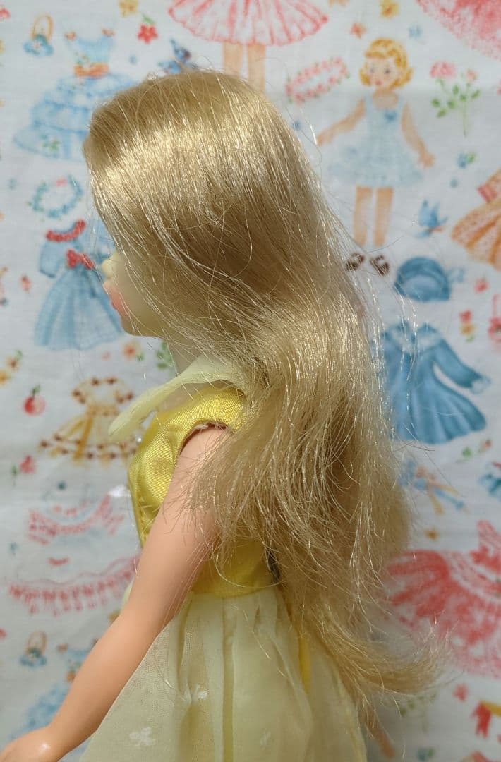 ロングヘアーのタミーちゃんお人形&オリジナルお洋服「オーバースカート」