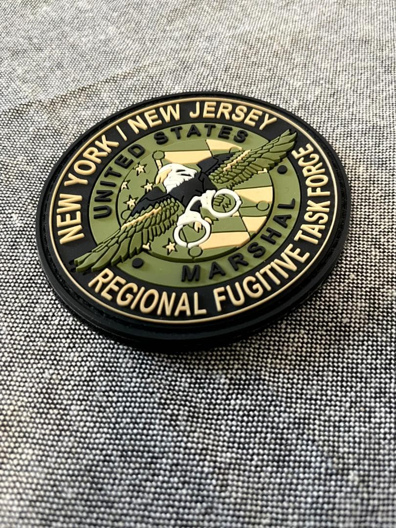 US MARSHAL PVC Patch パッチ TASK FORCE グリーン