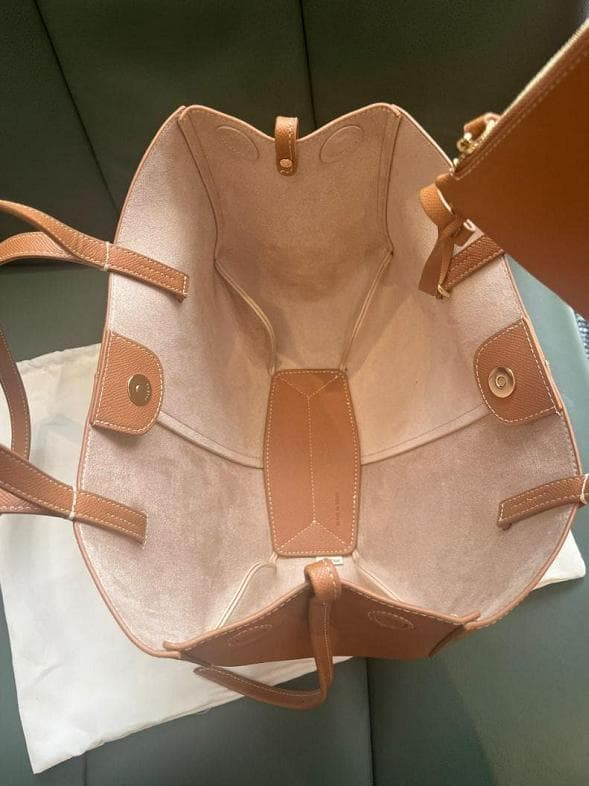 polene ポレーヌ Cyme Mini キャメル テクスチャード 未使用