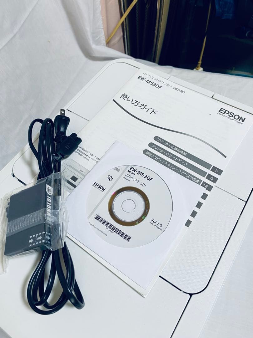 No.17 動作確認済　EPSON インクジェットプリンター　EW-M530F