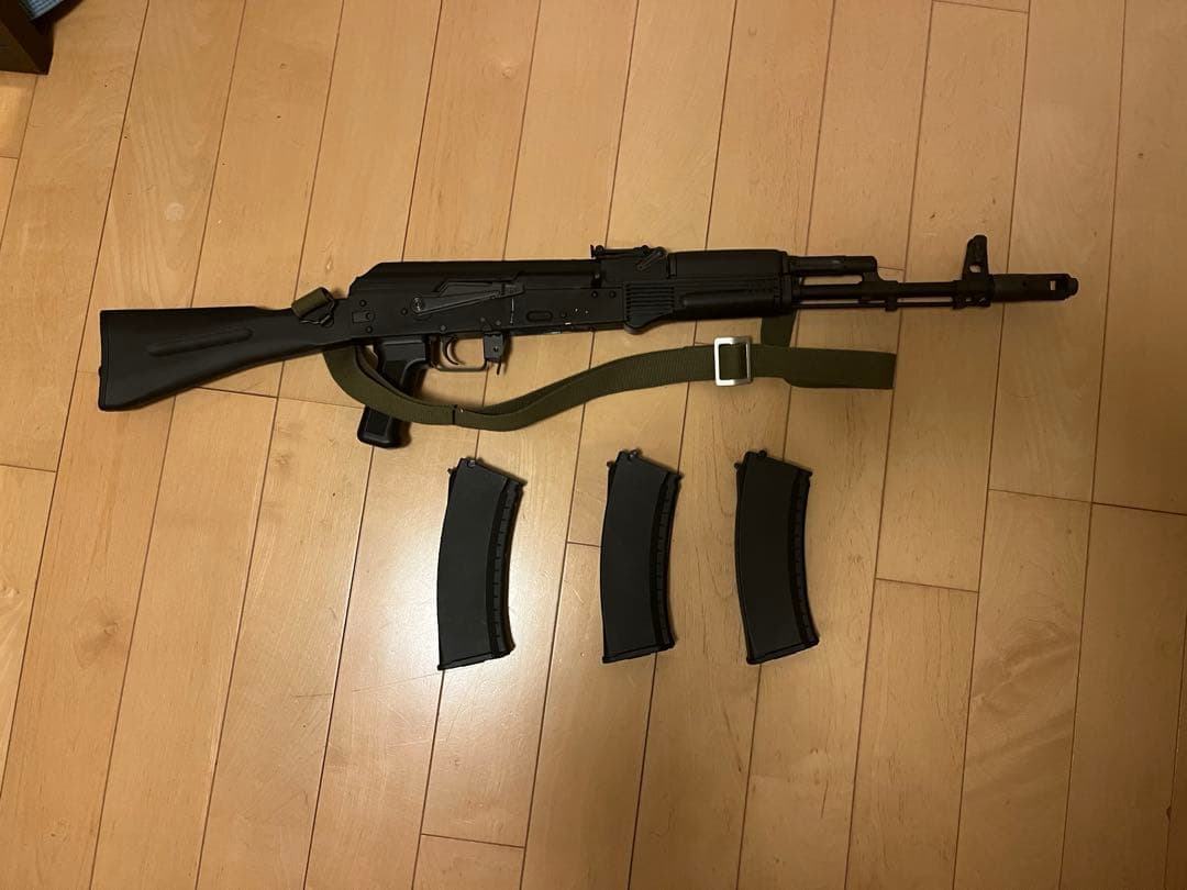 ksc AK74 ERG 電動ガン　スペアマガジン2本付き