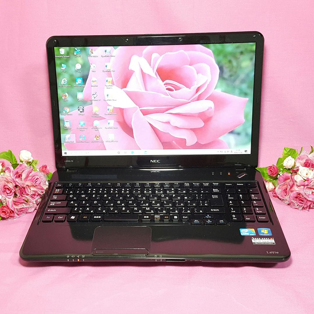 最新Win10❥Wi-Fi❥ブラック❥LaVie❥画像編集❥テンキ付き❥オフィス