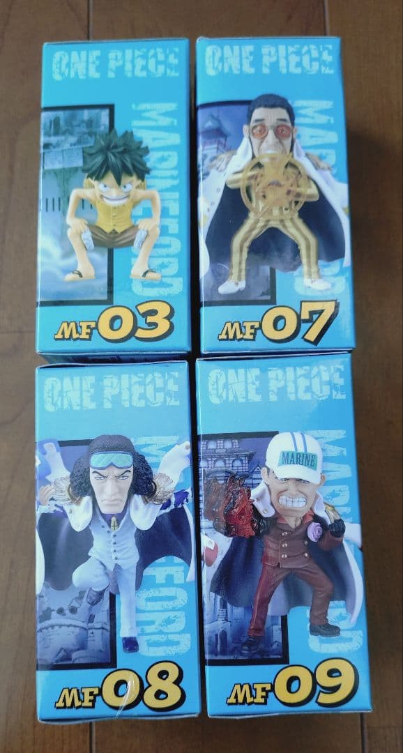 ワンピース　フィギュア　ワーコレ　マリンフォード　４体　セット　大将
