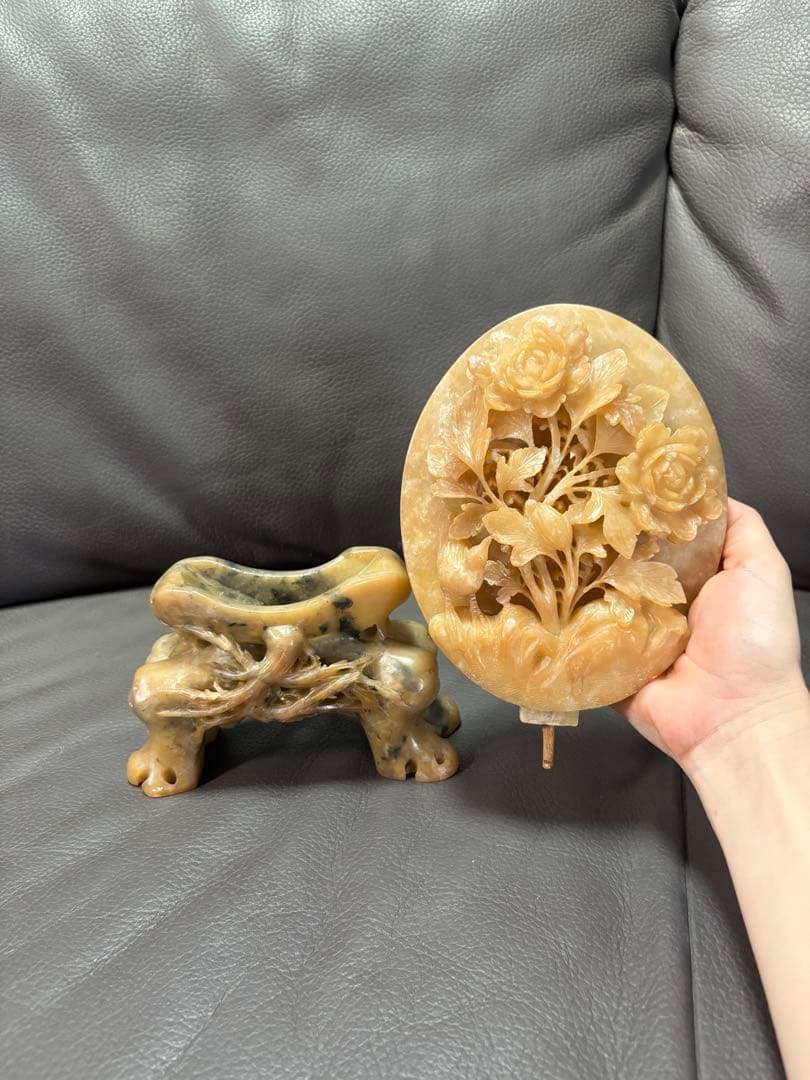 花柄置物