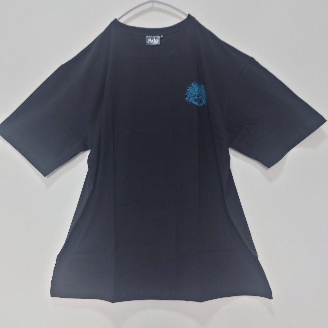 【新品】Ado ファッショナブル「心臓」 Tシャツ ブラック　サイズＸＸＬ