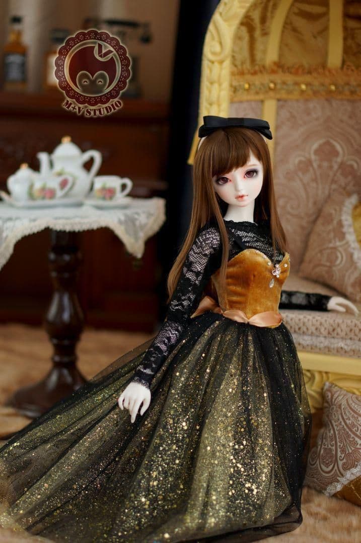 H72 BJD 1/3 ドール 衣装　ワンピース　衣装のみ　ハンドメイド
