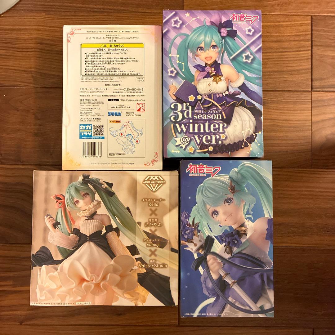 初音ミク フィギュア 4点まとめ売り