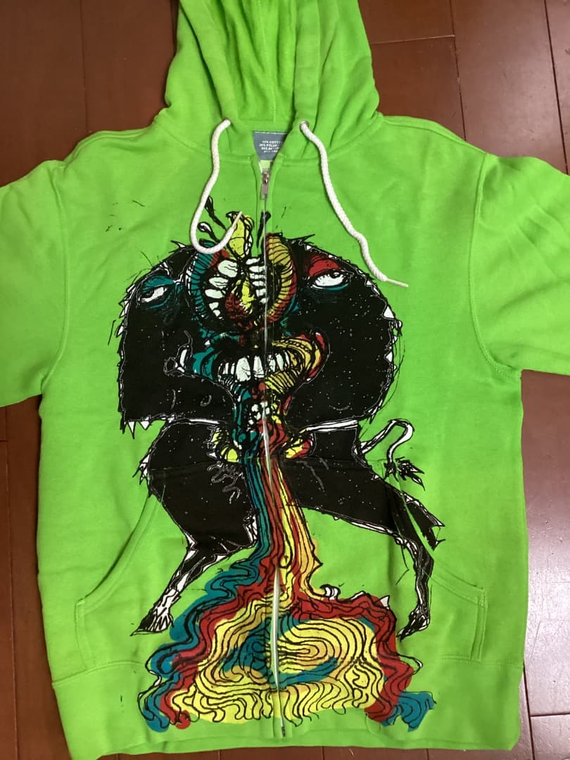 【最終案内】超美品TheFlamingLipsフレーミングリップス パーカーS