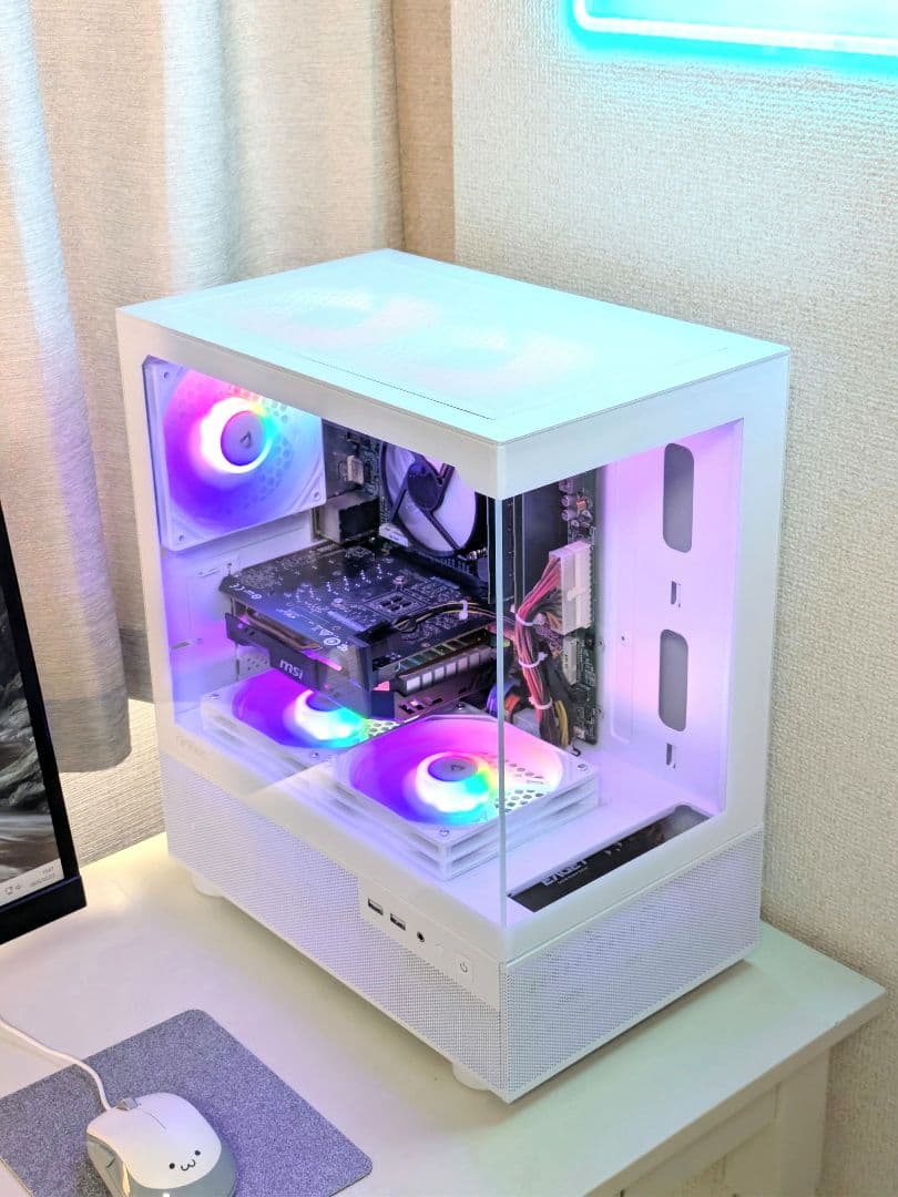 GTX1660SUPER搭載 新品白ケース RGBファン 自作ゲーミングPC