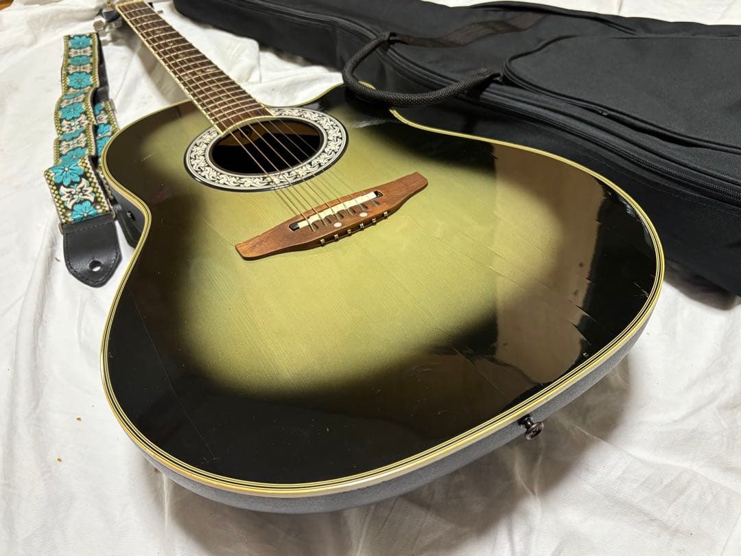 Ovation アコースティックギターモデル1528 ケース付1917-01-1