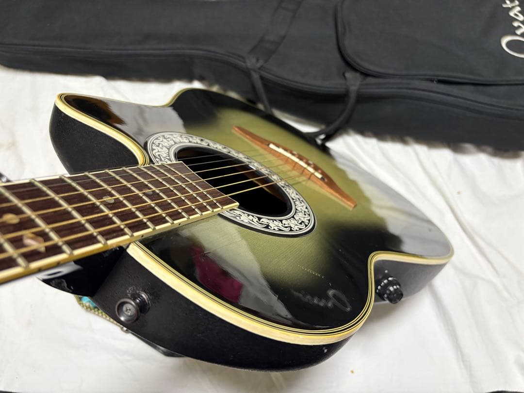 Ovation アコースティックギターモデル1528 ケース付1917-01-1