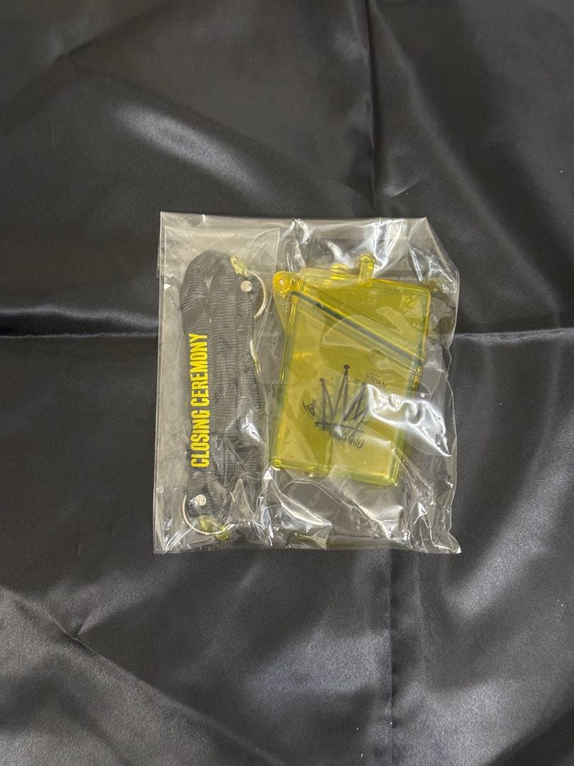 KING GNU （キングヌー） 2023 CLEAR CARD CASE 黄