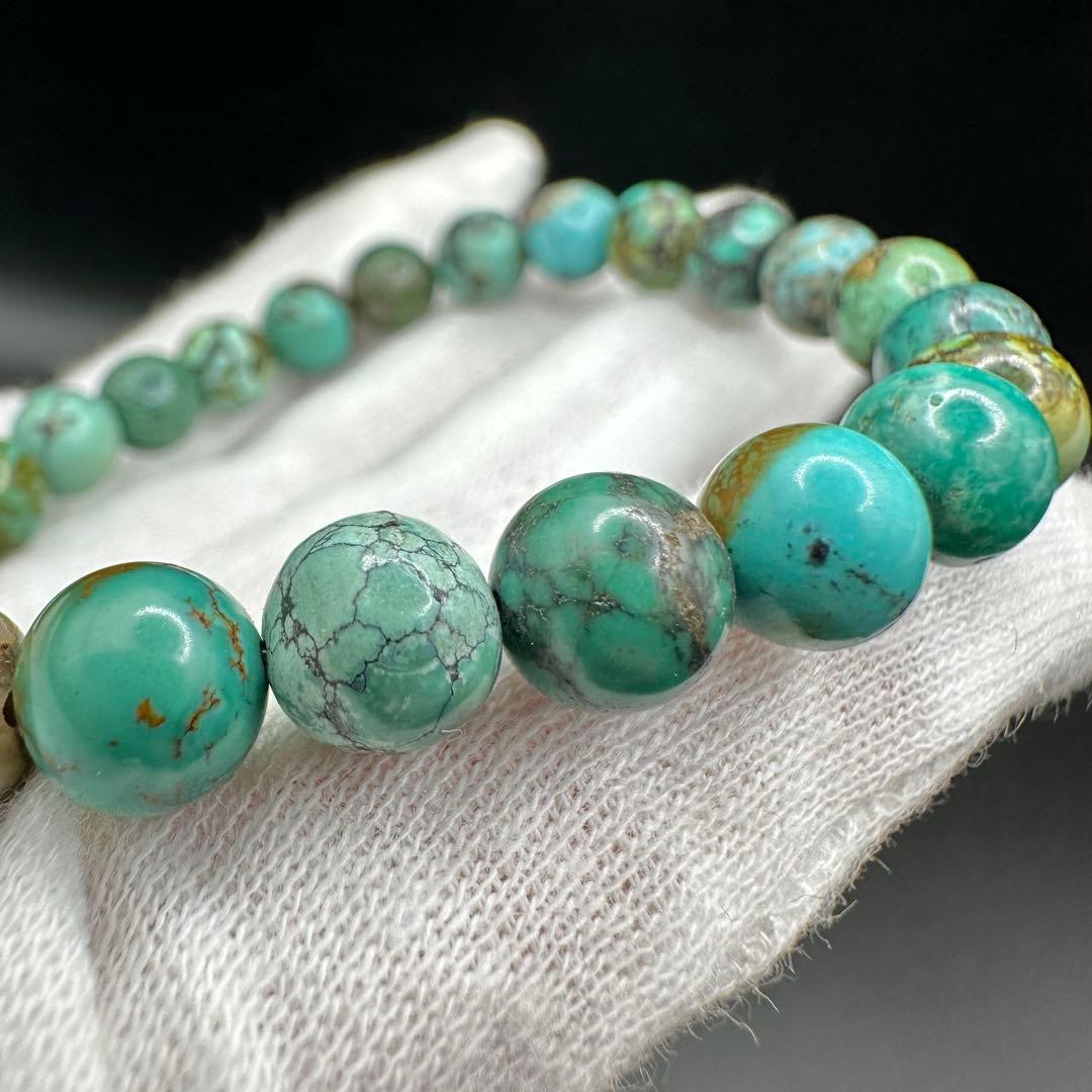ハイクオリティ！　ターコイズブレスレット　⑨