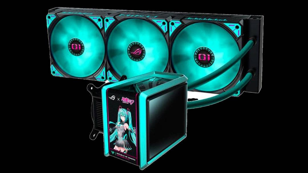 ASUS代理 香港ROG RYUJIN IV 360 ARGB 初音ミク
