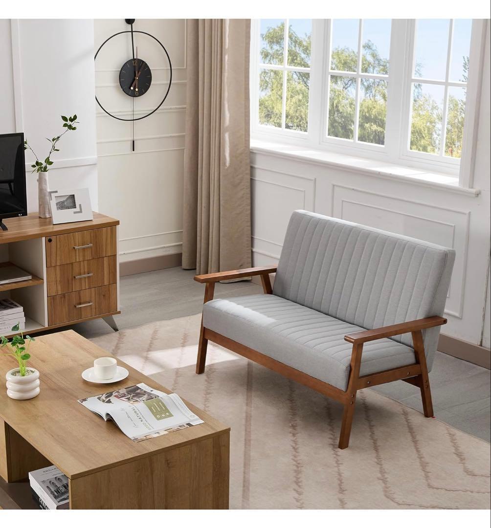 ソファー 2人掛け 幅112cm a 肘掛け おしゃれ 組立簡単 一人暮らし