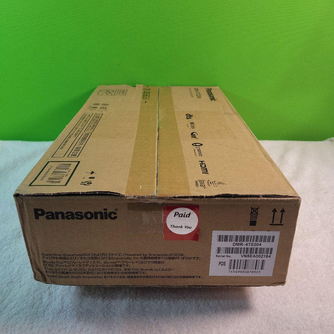 Panasonic DMR-4TS204 2025年製開封未使用品4Kレコーダー