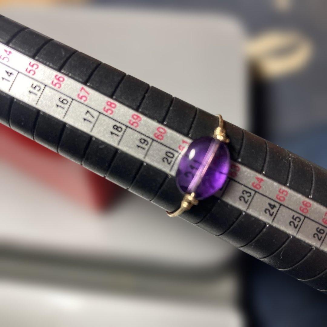 ♪(´ε｀ )…昔、素材は金製って言われたアメジストのハンドメイドの様なリング