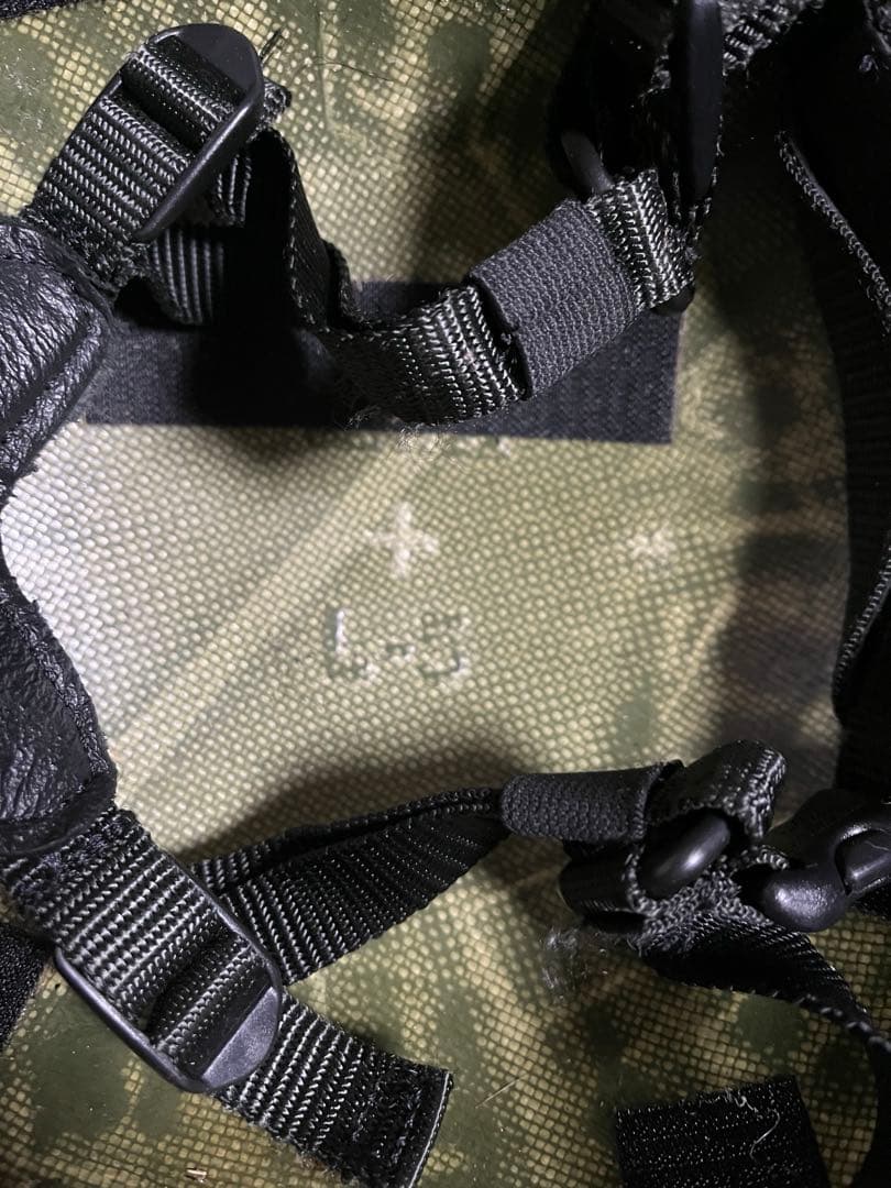 米軍実物 放出品 ACH ヘルメット & ブラケット&パット　カバー2点付き　L
