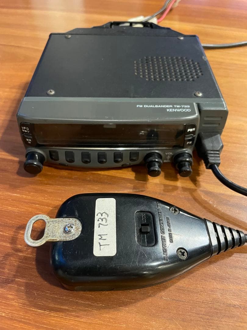 KENWOOD TM-733 FM アマチュア無線機　マイク付き