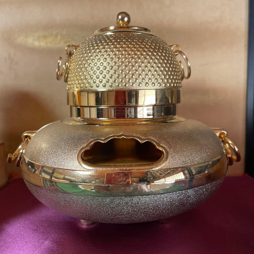 天皇陛下御即位 50年記念 黄金 壺 盃 新品未使用品