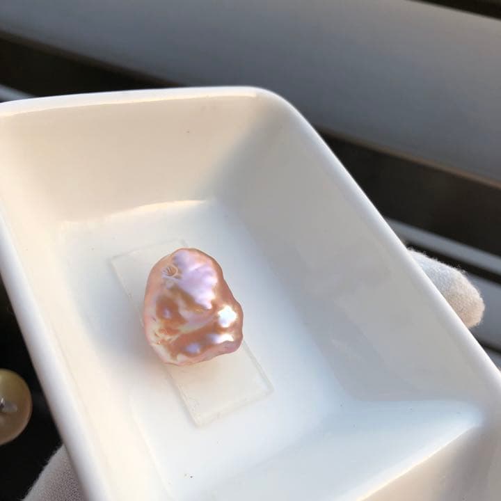 本真珠　虹色　淡水バロックパールオーダー確認ページCN69