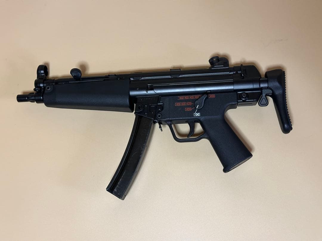 【美品】東京マルイ 次世代電動ガン MP5 A5 優良LIPO バッテリー付き