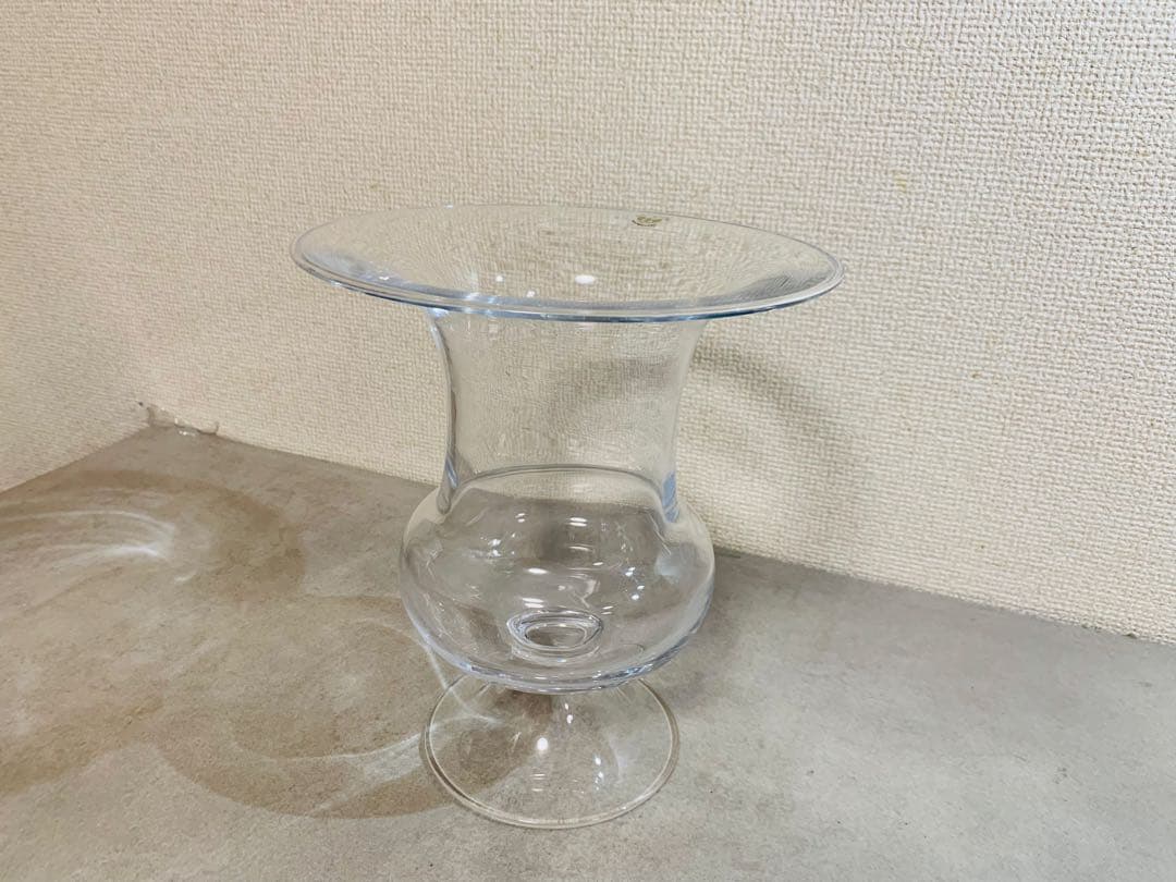 k0905-04★HOLMEGAARD MOUTH BLOWN GLASS 花瓶