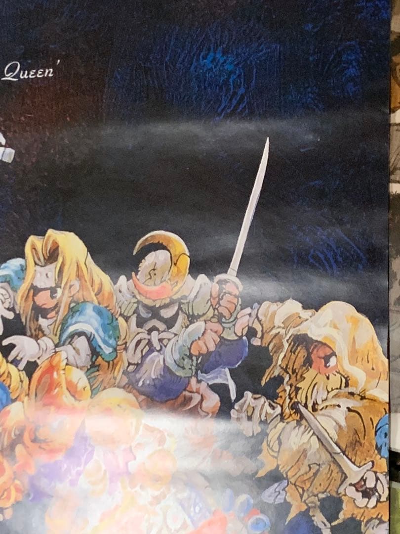 【B2・痛みあり】 伝説のオウガバトル SFC版 販促 非売品 ポスター