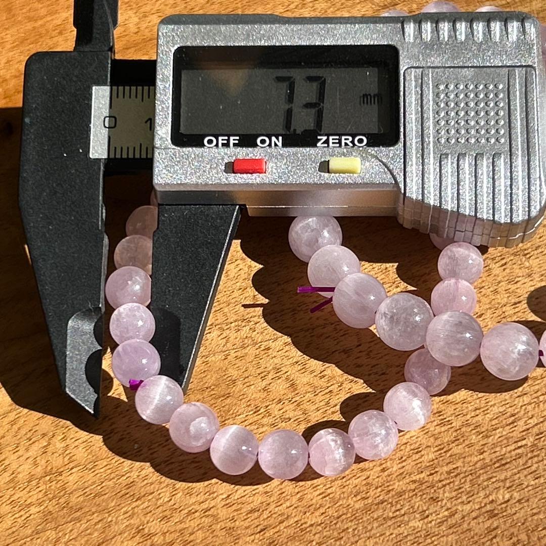 クンツァイト　ビーズブレスレット 2個セット