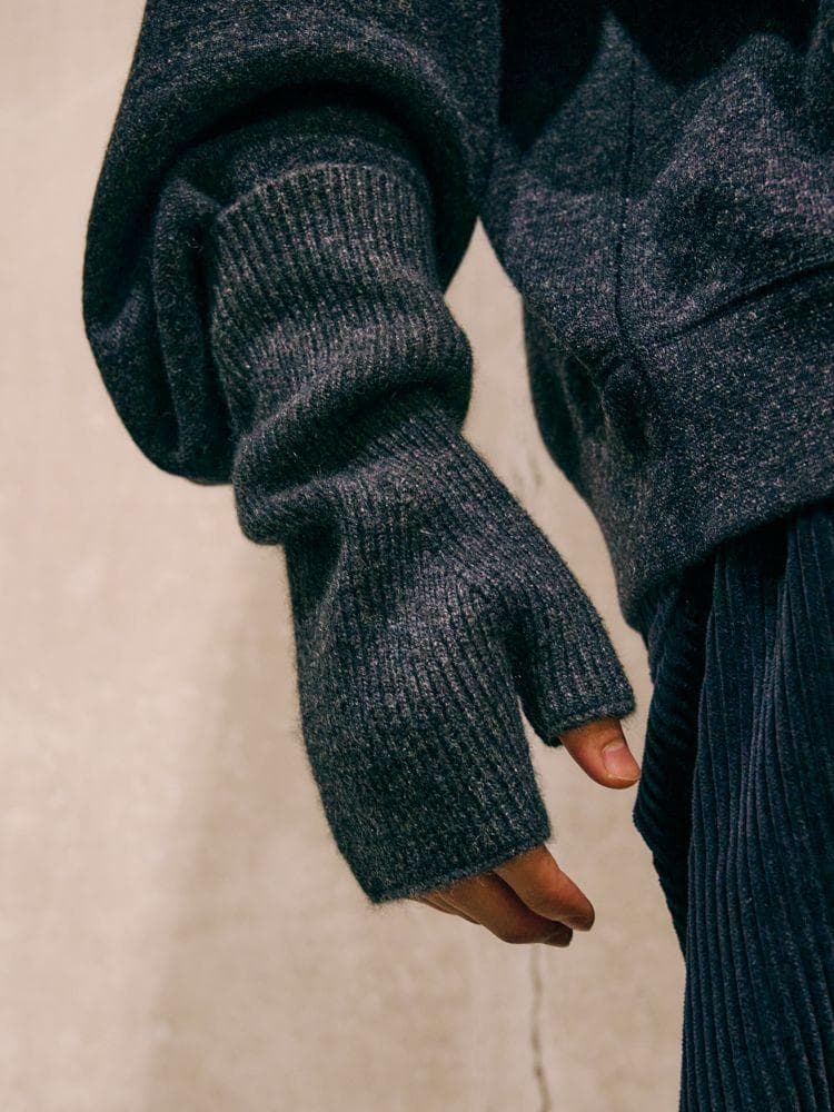 【新品/即発送】Llife CASHMERE KNIT ARM WARMER