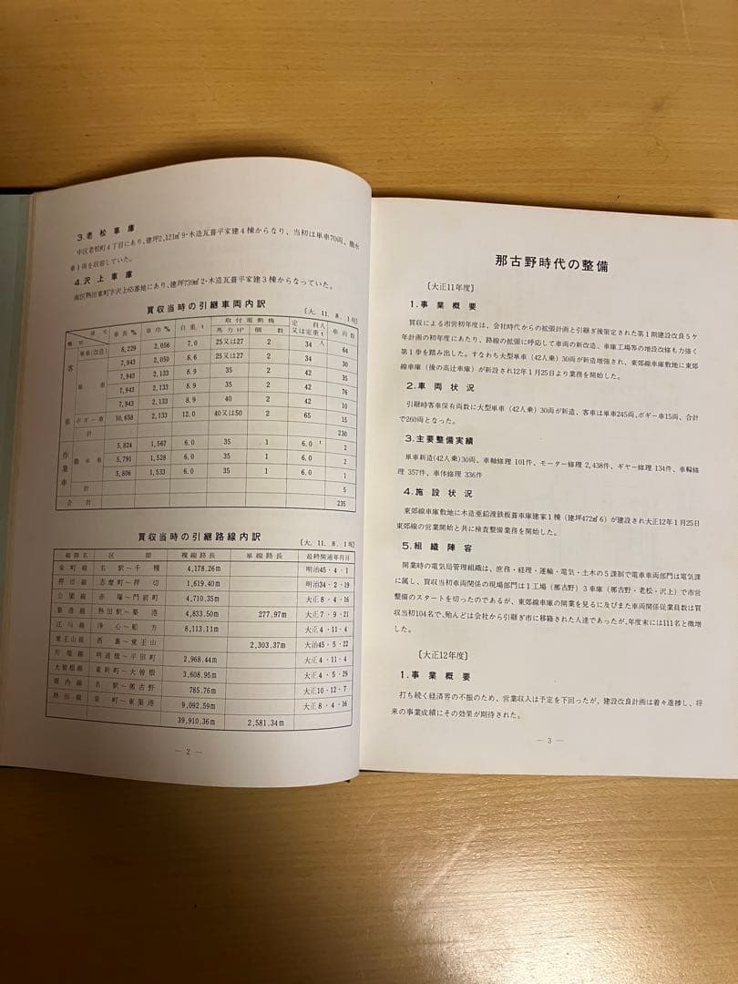 （非売品）なごや市電整備史　昭和49年度版名古屋市営市電整備本【貴重品】