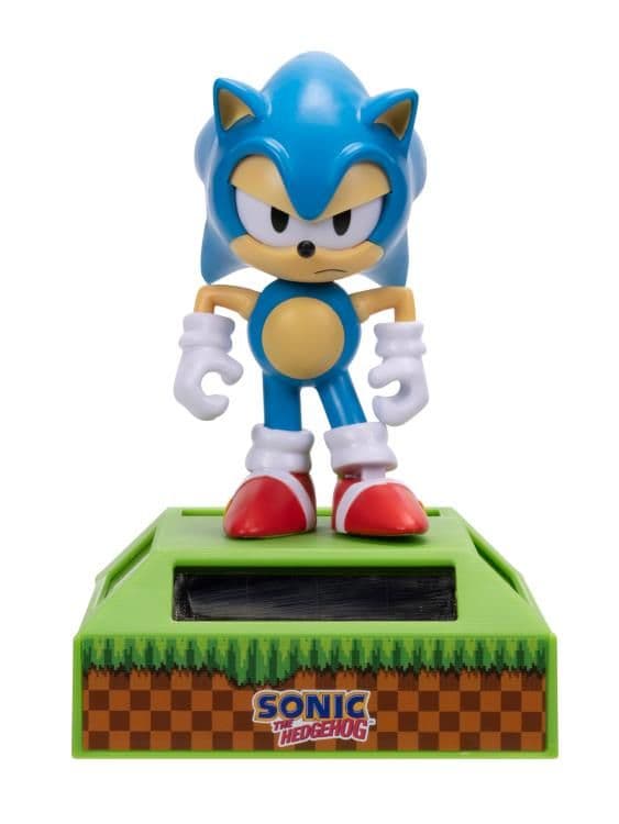 ソニック ソーラー式 足踏み フィギュア ディスプレイ