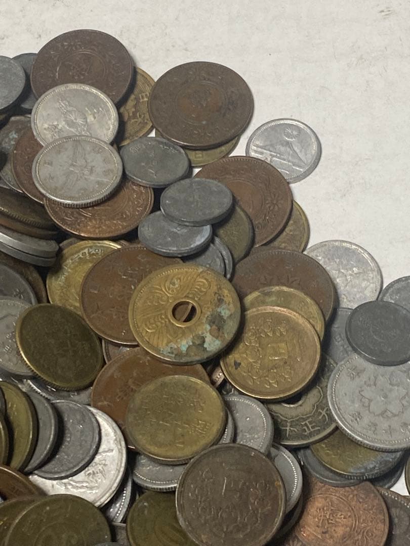 古銭 銅貨黄銅貨青銅貨ニッケル貨錫貨アルミ貨など大量 2.7㎏ NO.65
