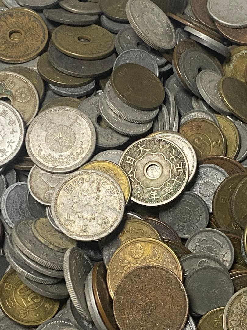 古銭 銅貨黄銅貨青銅貨ニッケル貨錫貨アルミ貨など大量 2.7㎏ NO.65