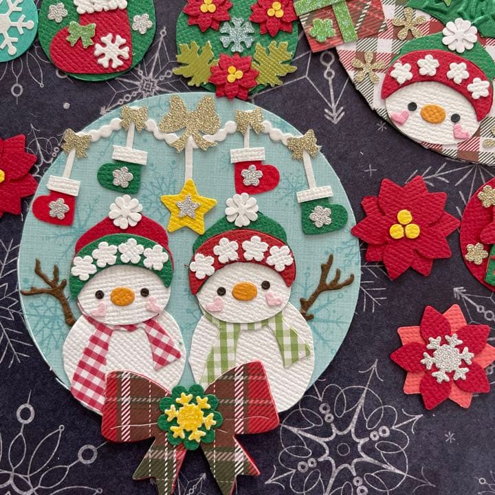 ★クリスマスクラフトDセット★サンタクロース★トナカイ★スノーマン★アルバム