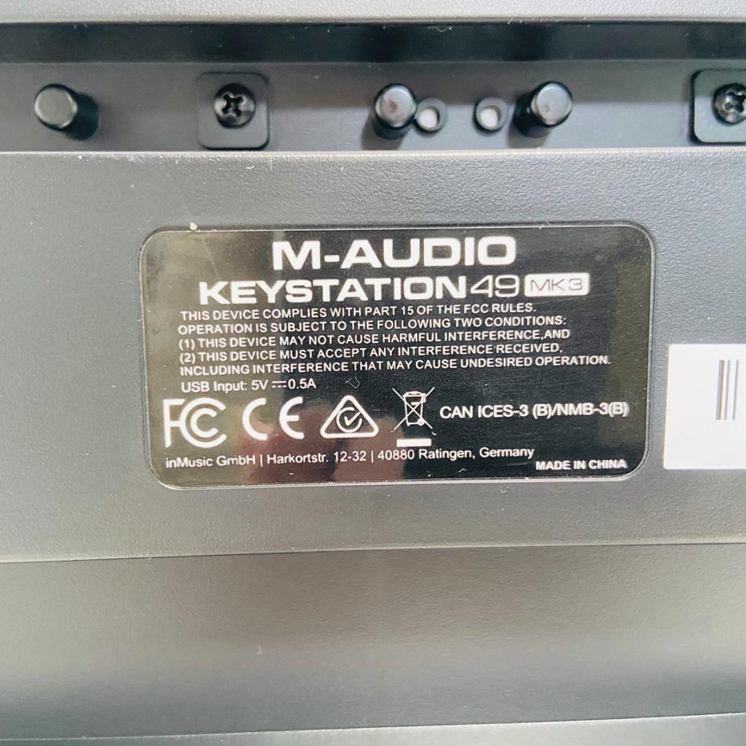 M-AUDIO KEYSTATION49 MK3 MIDIキーボード 49鍵