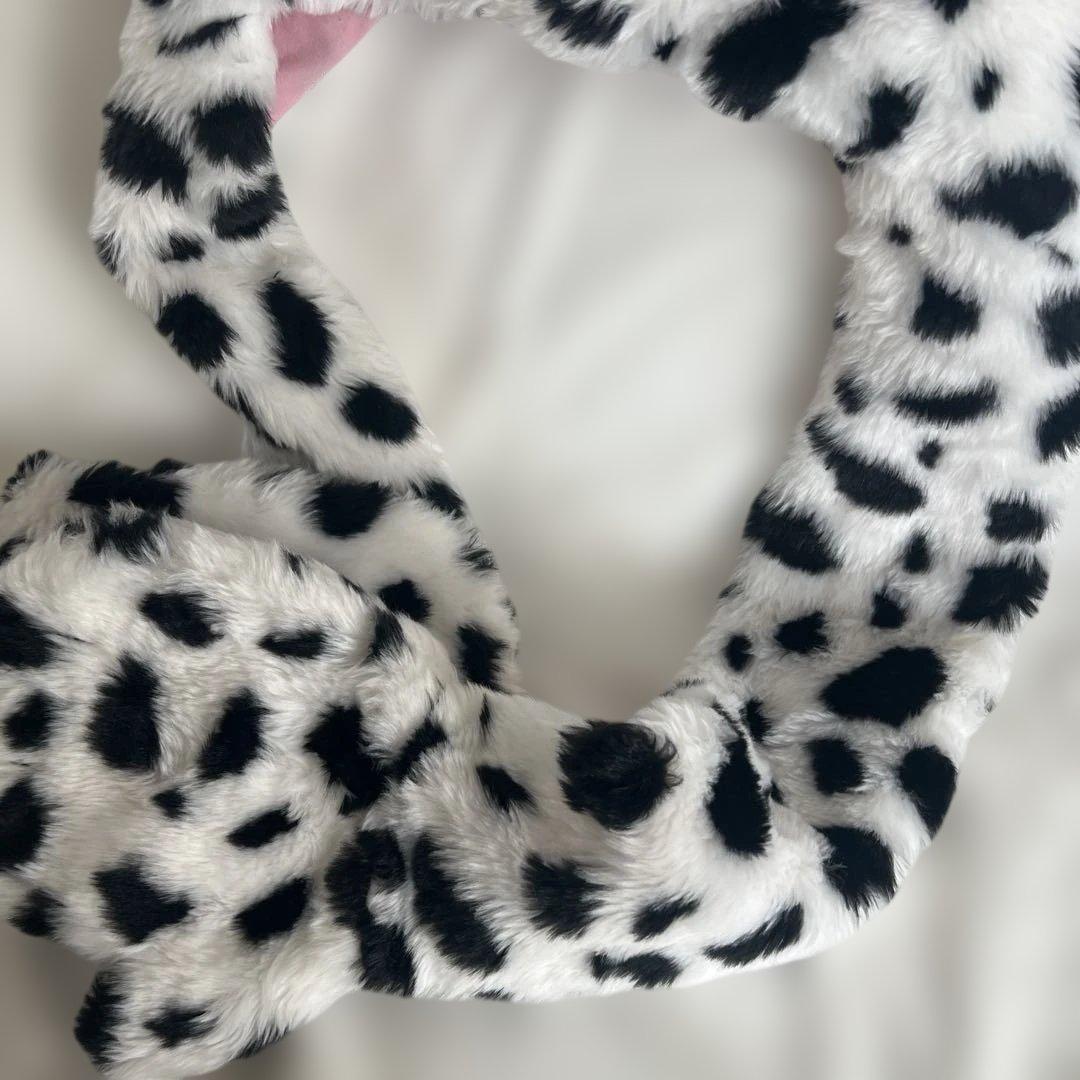 ディズニー　101匹わんちゃん　マフラー　ファンキャップ