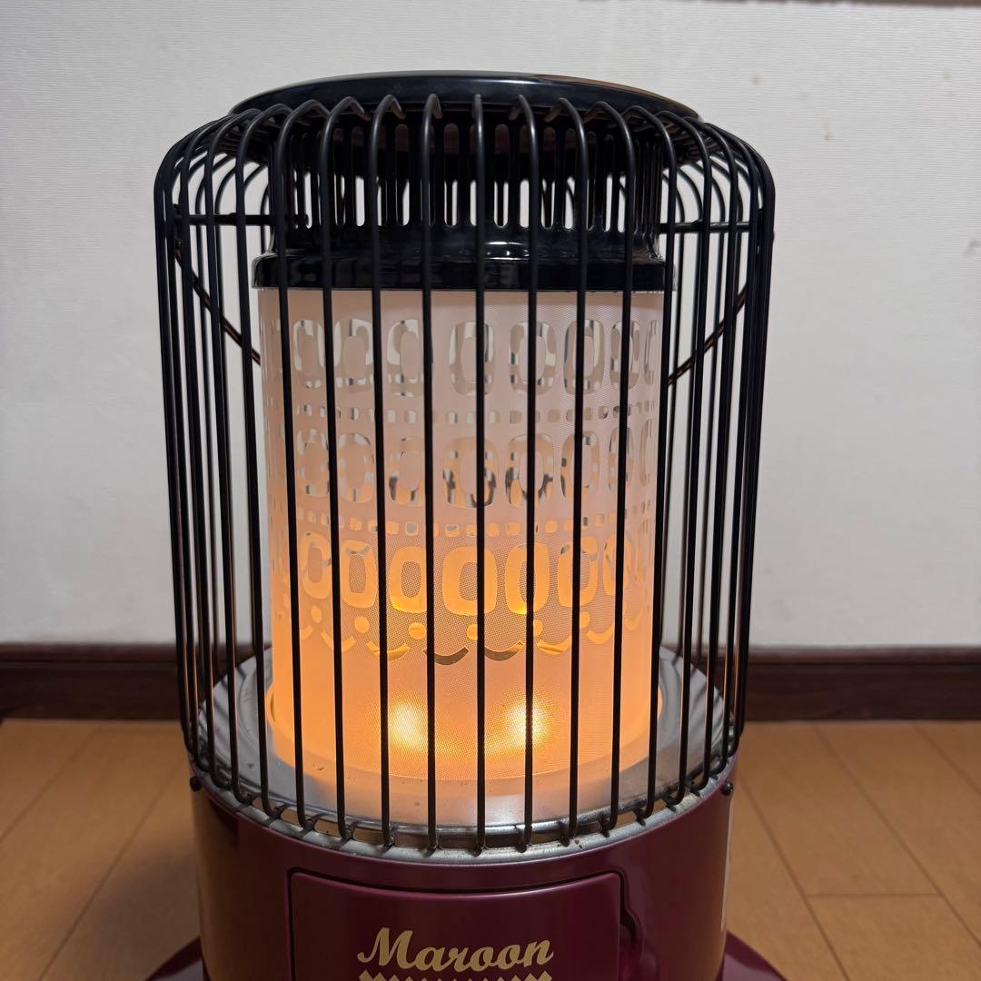 【美品】 TOYOTOMI トヨトミ 石油ストーブ MR-25D マルーン 赤