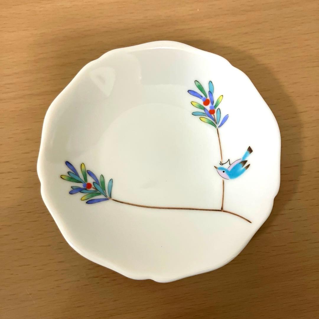 o*i様 香蘭社　小鳥の詩　小皿5セット