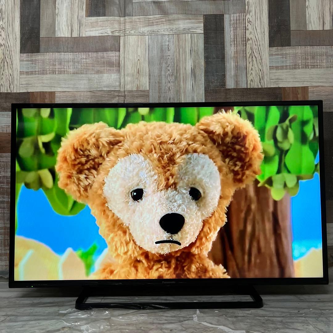 全国送料込❣️パナソニック43型液晶テレビ外付けHDD録画可能