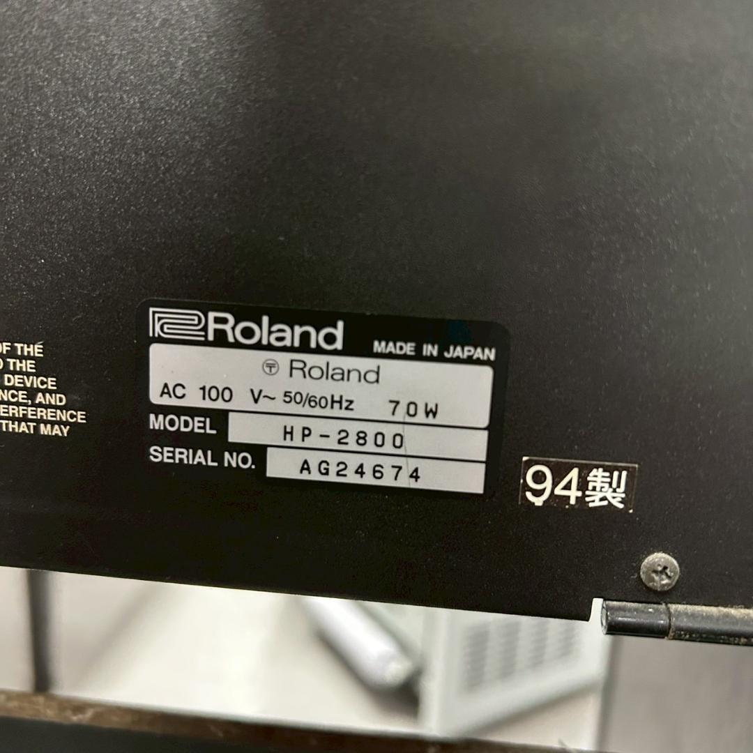 Roland ローランド 電子ピアノ HP-2800 黒 88鍵 椅子付き