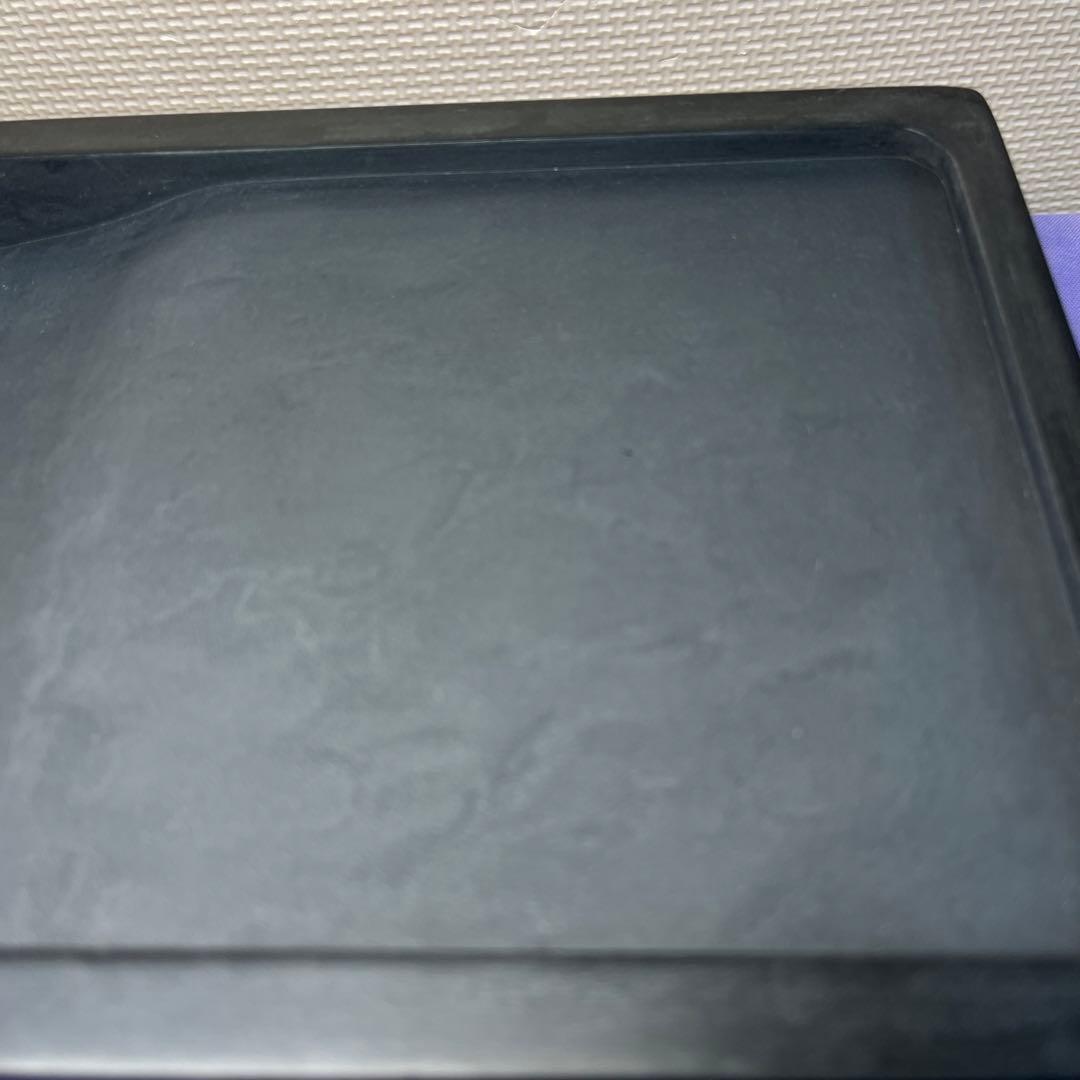 ⭕️雨端硯　鰍沢　文明堂　大型長方研　七寸大　2.3kg超　大作に適応
